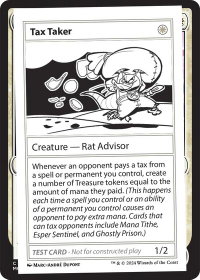 Tax Taker - Mystery Booster 2 Playtest Cards (MB2PC) #null - Special Magic: The Gathering Trading Card
