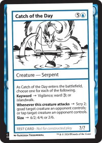 Catch of the Day - Mystery Booster 2 Playtest Cards (MB2PC) #null - Special Magic: The Gathering Trading Card