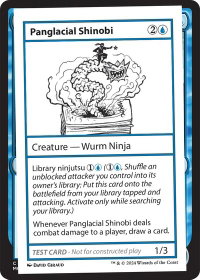 Panglacial Shinobi - Mystery Booster 2 Playtest Cards (MB2PC) #null - Special Magic: The Gathering Trading Card