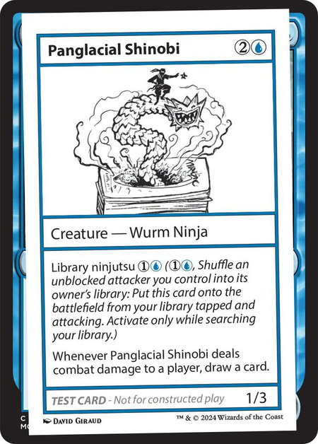 Panglacial Shinobi - Mystery Booster 2 Playtest Cards Magic: The Gathering trading card