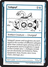 Subgoyf - Mystery Booster 2 Playtest Cards (MB2PC) #null - Special Magic: The Gathering Trading Card
