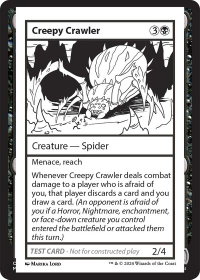 Creepy Crawler - Mystery Booster 2 Playtest Cards (MB2PC) #null - Special Magic: The Gathering Trading Card