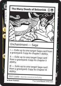 The Many Deeds of Belzenlok - Mystery Booster 2 Playtest Cards (MB2PC) #null - Special Magic: The Gathering Trading Card