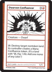 Dwarven Confluencer - Mystery Booster 2 Playtest Cards (MB2PC) #null - Special Magic: The Gathering Trading Card