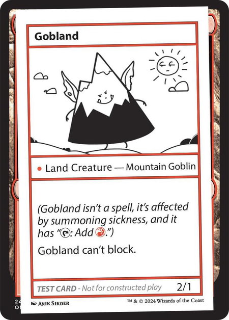 Gobland - Mystery Booster 2 Playtest Cards Magic: The Gathering trading card