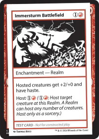 Immersturm Battlefield - Mystery Booster 2 Playtest Cards (MB2PC) #null - Special Magic: The Gathering Trading Card