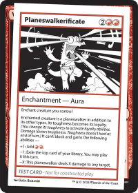 Planeswalkerificate - Mystery Booster 2 Playtest Cards (MB2PC) #null - Special Magic: The Gathering Trading Card