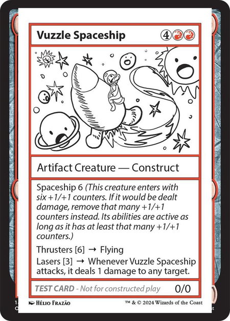 Vuzzle Spaceship - Mystery Booster 2 Playtest Cards Magic: The Gathering trading card