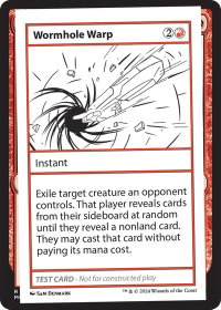 Wormhole Warp - Mystery Booster 2 Playtest Cards (MB2PC) #null - Special Magic: The Gathering Trading Card