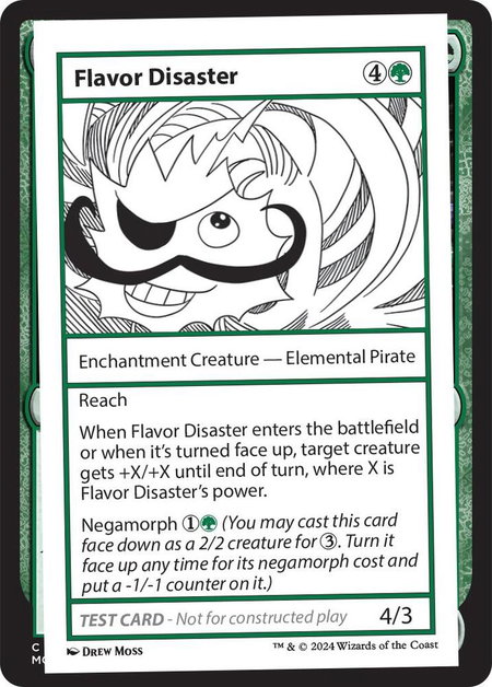 Flavor Disaster - Mystery Booster 2 Playtest Cards Magic: The Gathering trading card