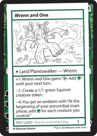 Wrenn and One - Mystery Booster 2 Playtest Cards (MB2PC) #null - Special Magic: The Gathering Trading Card
