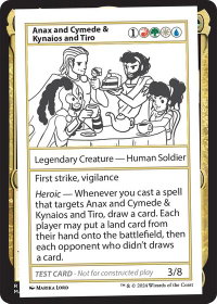Anax and Cymede & Kynaios and Tiro - Mystery Booster 2 Playtest Cards (MB2PC) #null - Special Magic: The Gathering Trading Card