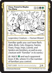 Chea, Friend to Maybe Too Many - Mystery Booster 2 Playtest Cards (MB2PC) #null - Special Magic: The Gathering Trading Card
