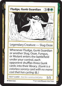 Fludge, Gunk Guardian - Mystery Booster 2 Playtest Cards (MB2PC) #null - Special Magic: The Gathering Trading Card