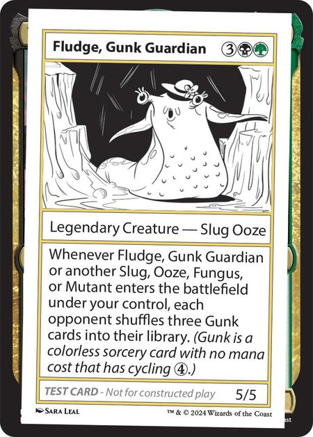 Fludge, Gunk Guardian - Mystery Booster 2 Playtest Cards Magic: The Gathering trading card