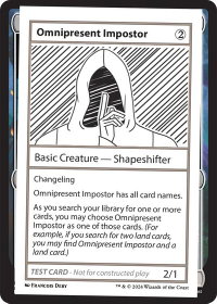 Omnipresent Impostor - Mystery Booster 2 Playtest Cards (MB2PC) #null - Special Magic: The Gathering Trading Card