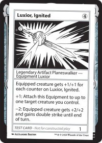 Luxior, Ignited - Mystery Booster 2 Playtest Cards (MB2PC) #null - Special Magic: The Gathering Trading Card