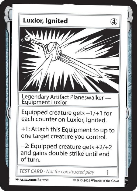 Luxior, Ignited - Mystery Booster 2 Playtest Cards Magic: The Gathering trading card