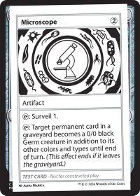 Microscope - Mystery Booster 2 Playtest Cards (MB2PC) #null - Special Magic: The Gathering Trading Card