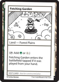Fetching Garden - Mystery Booster 2 Playtest Cards (MB2PC) #null - Special Magic: The Gathering Trading Card