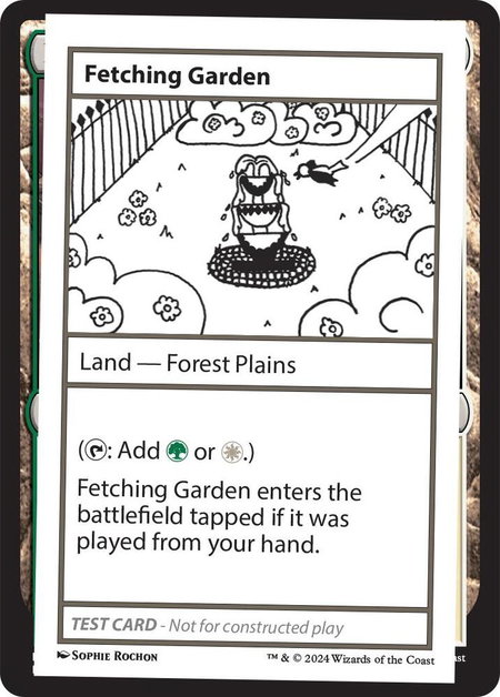Fetching Garden - Mystery Booster 2 Playtest Cards Magic: The Gathering trading card