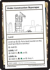 Under-Construction Skyscraper - Mystery Booster 2 Playtest Cards (MB2PC) #null - Special Magic: The Gathering Trading Card
