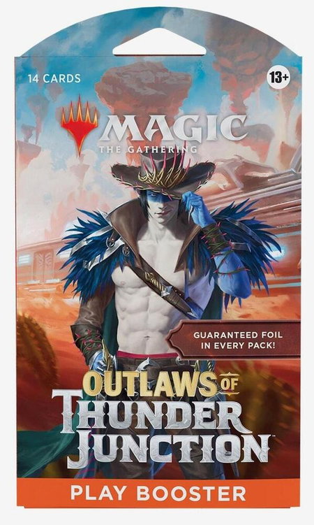 Outlaws of Thunder Junction - Sleeved Play Booster Pack - Outlaws of Thunder Junction Magic: The Gathering trading card
