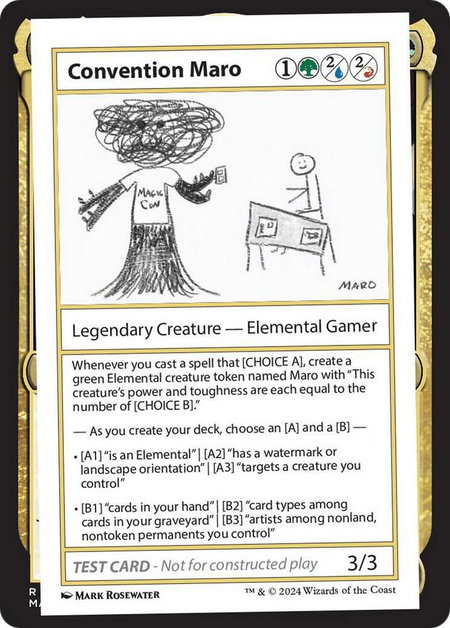 Convention Maro - Mystery Booster: Convention Edition Exclusives Magic: The Gathering trading card