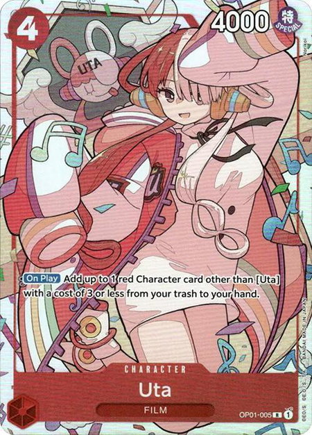 Uta - OP01-005 (Premium Card Collection -Uta-) - One Piece Promotion Cards One Piece trading card