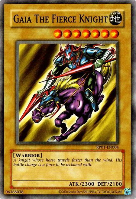 Gaia The Fierce Knight - Retro Pack (2020 Date Reprint) YuGiOh trading card