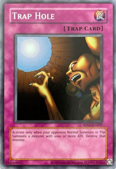 Trap Hole - Retro Pack (2020 Date Reprint) YuGiOh trading card
