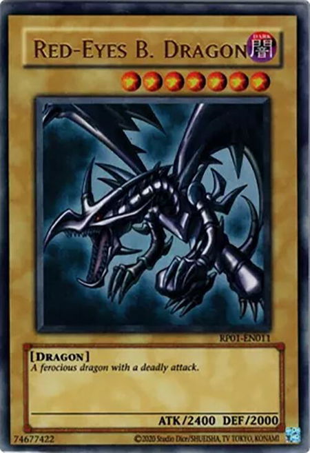 Red-Eyes B. Dragon - Retro Pack (2020 Date Reprint) YuGiOh trading card
