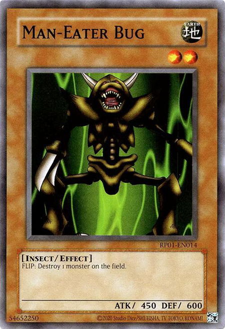 Man-Eater Bug - Retro Pack (2020 Date Reprint) YuGiOh trading card