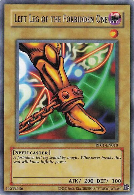 Left Leg of the Forbidden One - Retro Pack (2020 Date Reprint) YuGiOh trading card
