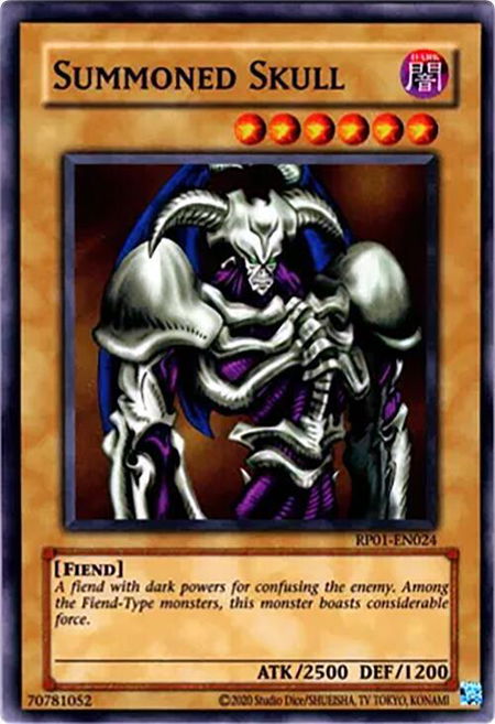 Summoned Skull - Retro Pack (2020 Date Reprint) YuGiOh trading card
