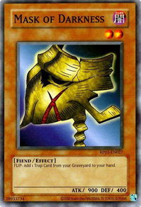 Mask of Darkness - Retro Pack (2020 Date Reprint) (RP01) #RP01-EN027 - Common / Short Print YuGiOh Trading Card