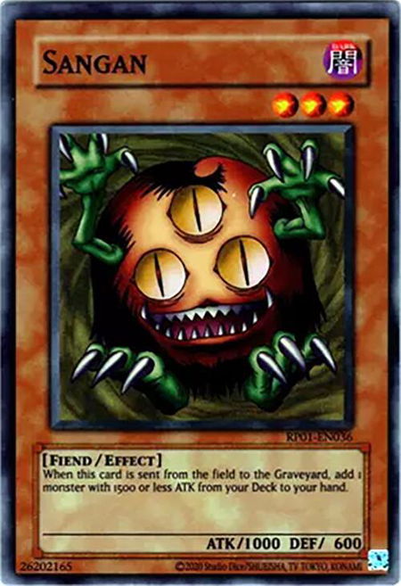 Sangan - Retro Pack (2020 Date Reprint) YuGiOh trading card