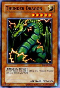 Thunder Dragon - Retro Pack (2020 Date Reprint) (RP01) #RP01-EN040 - Common / Short Print YuGiOh Trading Card
