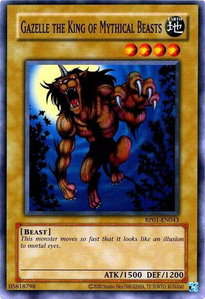 Gazelle the King of Mythical Beasts - Retro Pack (2020 Date Reprint) (RP01) #RP01-EN043 - Common / Short Print YuGiOh Trading Card