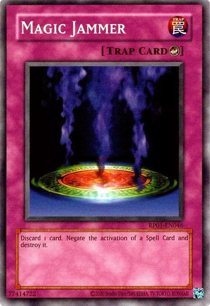 Magic Jammer trading card from Retro Pack (2020 Date Reprint) Magic Jammer - Retro Pack (2020 Date Reprint) YuGiOh trading card
