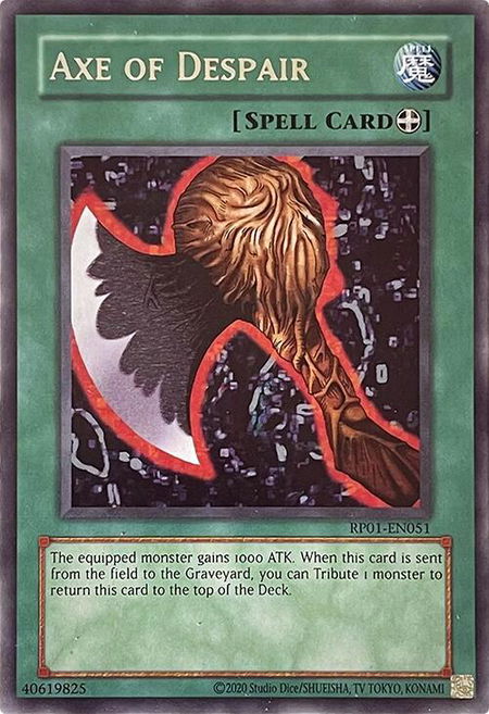 Axe of Despair - Retro Pack (2020 Date Reprint) YuGiOh trading card
