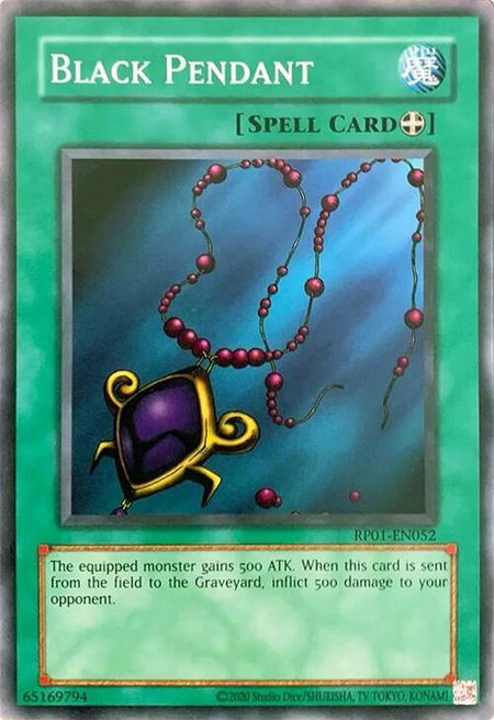 Black Pendant - Retro Pack (2020 Date Reprint) YuGiOh trading card