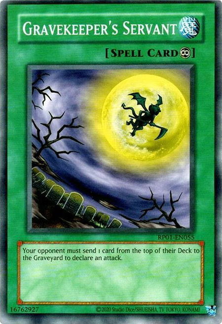 Gravekeeper's Servant - Retro Pack (2020 Date Reprint) YuGiOh trading card
