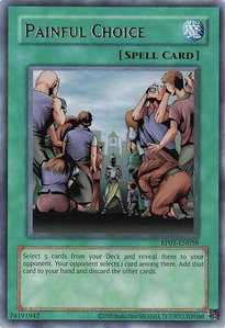 Painful Choice - Retro Pack (2020 Date Reprint) (RP01) #RP01-EN059 - Rare YuGiOh Trading Card