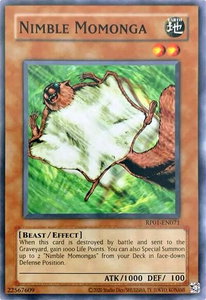 Nimble Momonga - Retro Pack (2020 Date Reprint) (RP01) #RP01-EN071 - Common / Short Print YuGiOh Trading Card