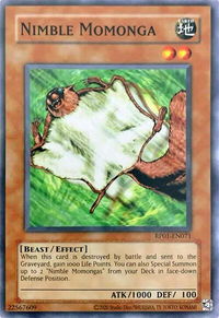 Nimble Momonga - Retro Pack (2020 Date Reprint) (RP01) #RP01-EN071 - Common / Short Print YuGiOh Trading Card