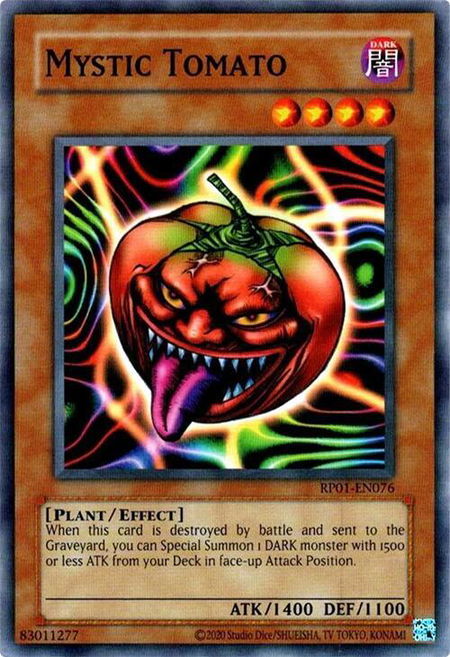 Mystic Tomato - Retro Pack (2020 Date Reprint) YuGiOh trading card