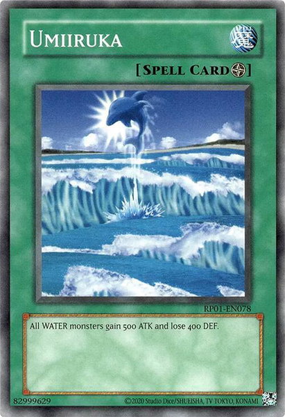 Umiiruka trading card from Retro Pack (2020 Date Reprint) Umiiruka - Retro Pack (2020 Date Reprint) YuGiOh trading card