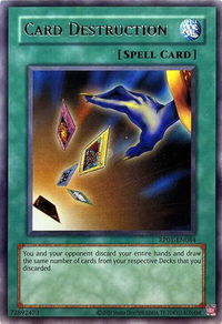 Card Destruction - Retro Pack (2020 Date Reprint) (RP01) #RP01-EN084 - Rare YuGiOh Trading Card