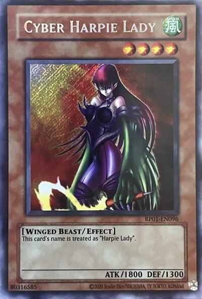 Cyber Harpie Lady - Retro Pack (2020 Date Reprint) YuGiOh trading card